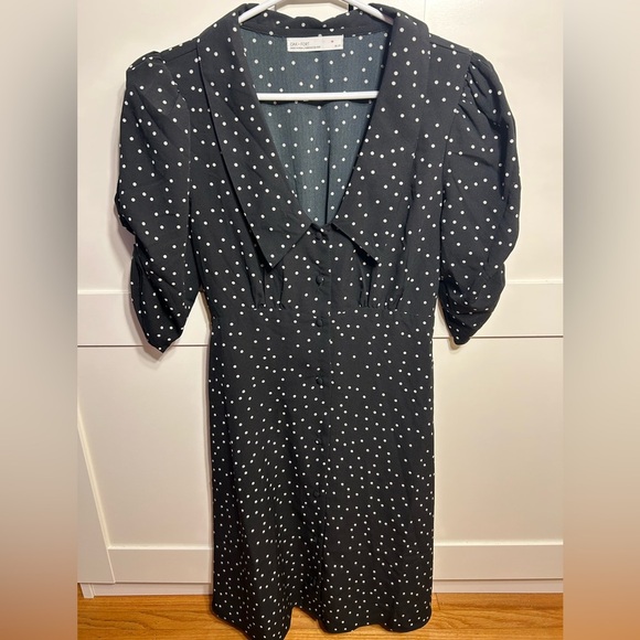 Oak and Fort Poka dot Dress size XS - Picture 2 of 3